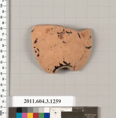 Terracotta fragment of an undetermined shape