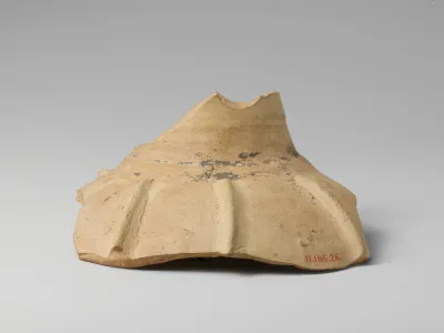 Terracotta body and neck fragment of a jug