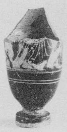 LEKYTHOS, FRAGMENT (ATHENIAN, BLACK-FIGURE)
