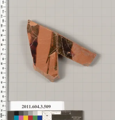 Terracotta fragment of a column-krater (bowl for mixing wine and water)