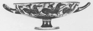 CUP A (ATHENIAN, BLACK-FIGURE)