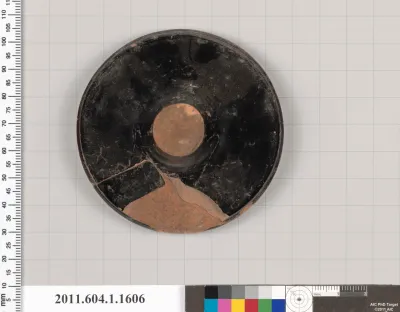 Terracotta fragment of a kylix (drinking cup)