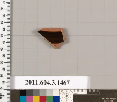 Terracotta fragment of a skyphos (deep drinking cup)