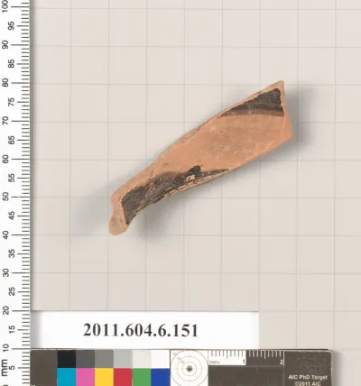 Terracotta fragment of an undetermined shape