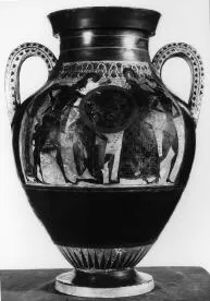 AMPHORA, BELLY, TYPE A (ATHENIAN, BLACK-FIGURE)