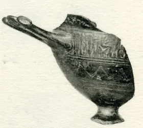 CUP, FRAGMENTS (ETRUSCAN, BUCCHERO)