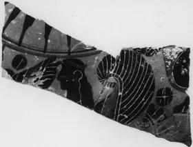 LID, FRAGMENT (ATHENIAN, BLACK-FIGURE)