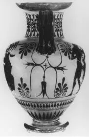 AMPHORA, NECK (ATHENIAN, BLACK-FIGURE)