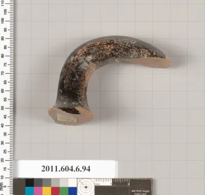 Terracotta fragment of a skyphos (deep drinking cup)?