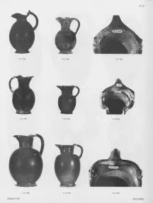 OINOCHOE (ETRUSCAN, BUCCHERO)