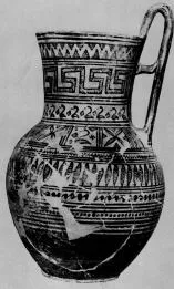 OINOCHOE (ATHENIAN GEOMETRIC, OUTLINE)