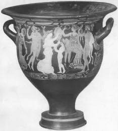 KRATER, BELL (ATHENIAN, RED-FIGURE)