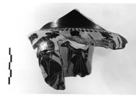 KRATER, COLUMN, FRAGMENTS (ATHENIAN, BLACK-FIGURE)