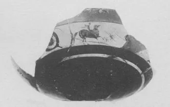 CUP, LITTLE MASTER BAND, FRAGMENT (ATHENIAN, BLACK-FIGURE)