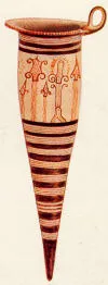 FIGURE VASE, RHYTON (MINOAN)