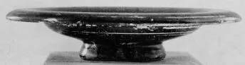 PLATE (SOUTH ITALIAN, CAMPANIAN, BLACK GLAZE)