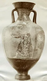 AMPHORA, PANATHENAIC PRIZE (ATHENIAN, BLACK-FIGURE)