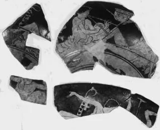 CUP, FRAGMENTS (ATHENIAN, RED-FIGURE)