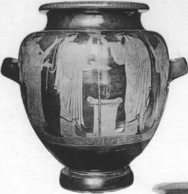 STAMNOS (ATHENIAN, RED-FIGURE)