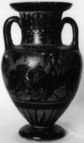 AMPHORA, NECK (ATHENIAN, BLACK-FIGURE)