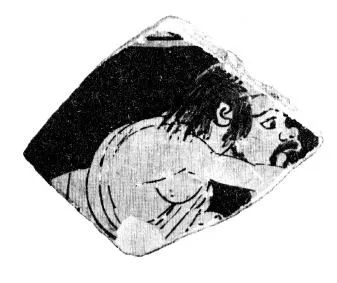 OINOCHOE, FRAGMENT (ATHENIAN, RED-FIGURE)