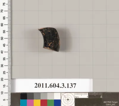 Terracotta fragment from an undetermined shape