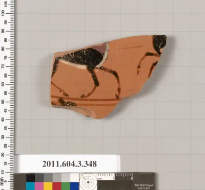 Terracotta fragment of a neck-amphora (jar)