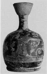 LEKYTHOS, SQUAT (ATHENIAN, RED-FIGURE)