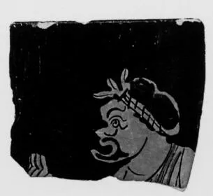 SKYPHOS, FRAGMENT (SOUTH ITALIAN, APULIAN, RED-FIGURE)