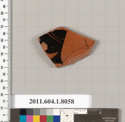 Terracotta fragment of a kylix (drinking cup)