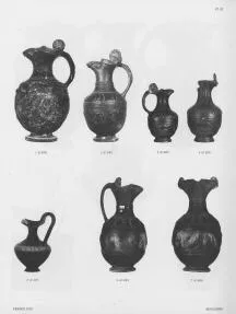 OINOCHOE (ETRUSCAN, BUCCHERO)