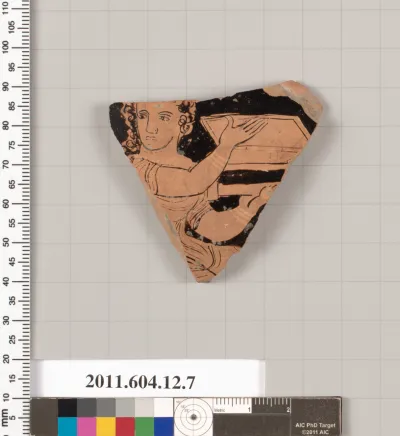 Terracotta fragment of a krater (deep bowl)?