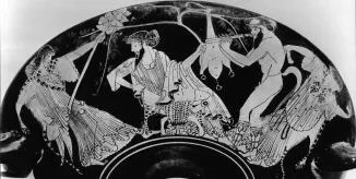 CUP B (ATHENIAN, RED-FIGURE)