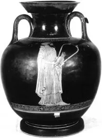 AMPHORA, NECK (ATHENIAN, RED-FIGURE)