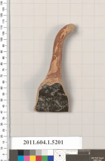 Terracotta fragment of a kylix (drinking cup)