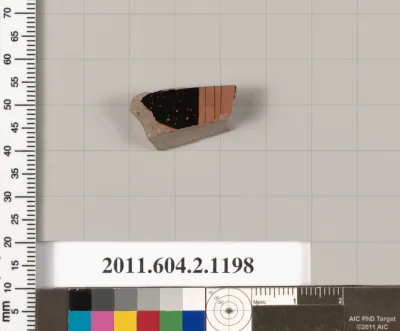 Terracotta fragment from an open shape