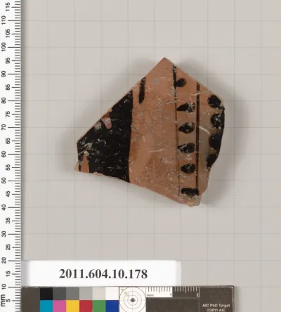 Terracotta fragment of a column-krater (deep bowl)