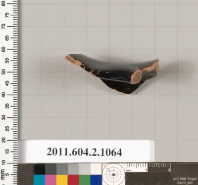 Terracotta fragment of a trefoil oinochoe (jug)