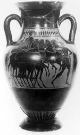 AMPHORA, BELLY, TYPE B (ATHENIAN, BLACK-FIGURE)