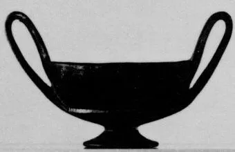 KANTHAROS (ETRUSCAN, BUCCHERO)