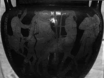 KRATER, COLUMN (ATHENIAN, RED-FIGURE)