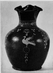 OINOCHOE (SOUTH ITALIAN, GNATHIAN, BLACK GLAZE)