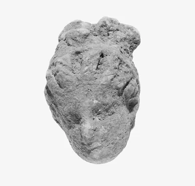 Head with Melon Coiffure, Bow Knot and Kekryphalos