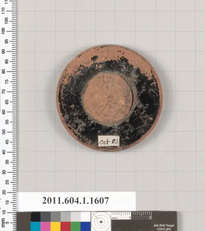 Terracotta fragment of a kylix (drinking cup)