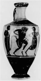 LEKYTHOS (ATHENIAN, BLACK-FIGURE)