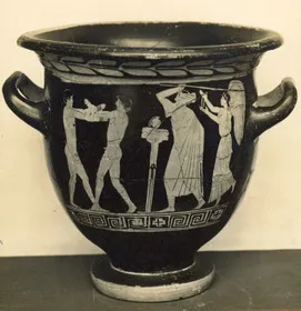 KRATER, BELL (SOUTH ITALIAN, LUCANIAN, RED-FIGURE)