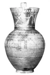 PITCHER (ATHENIAN GEOMETRIC, SILHOUETTE)