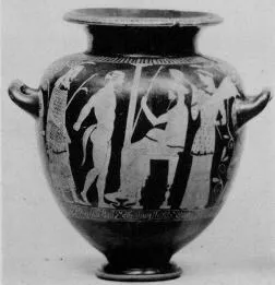STAMNOS (ATHENIAN, RED-FIGURE)
