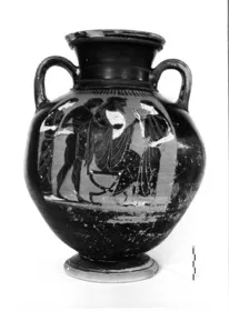 AMPHORA, NECK (ATHENIAN, BLACK-FIGURE)