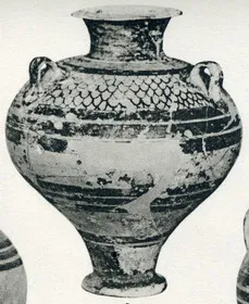 STIRRUP JAR (MYCENEAN)